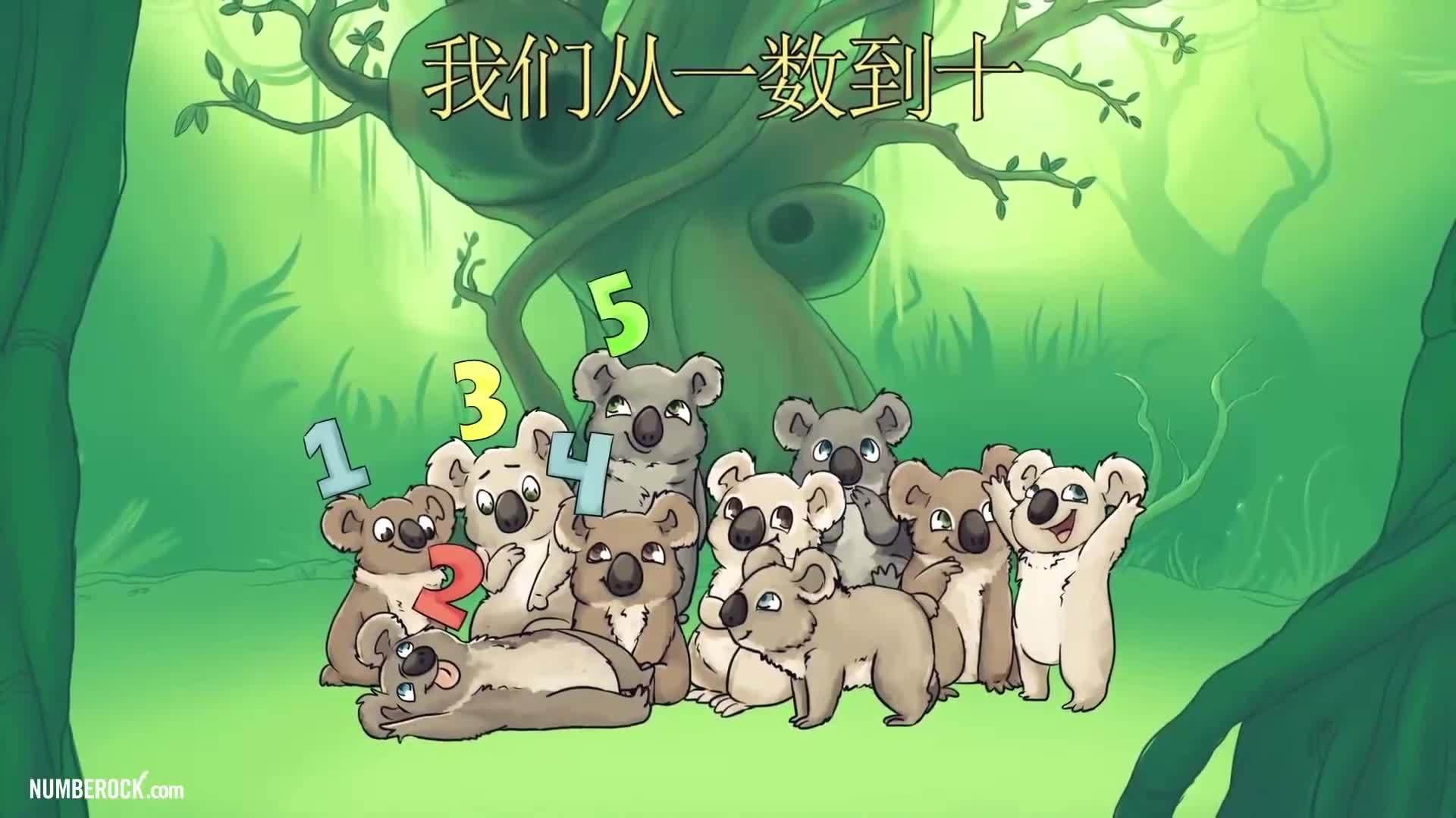 Counting to 10 in Chinese Song for Kids